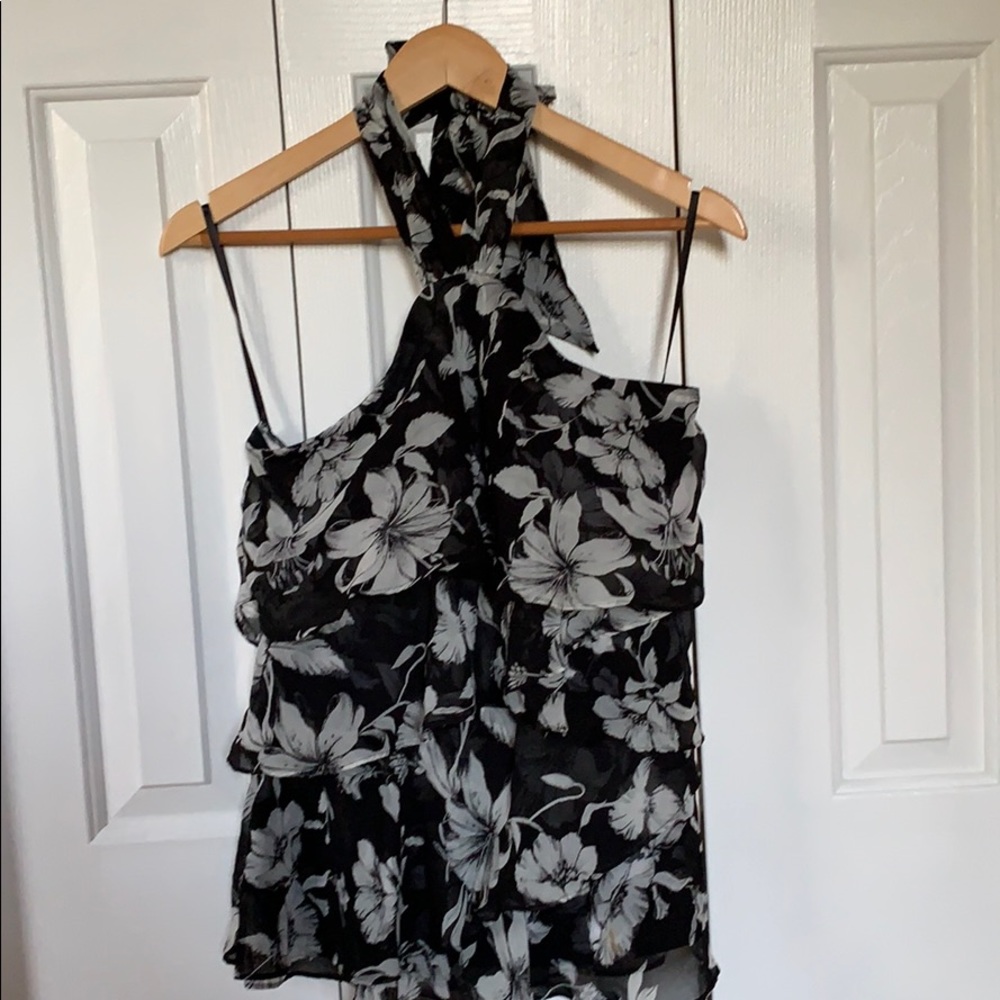 White House Black Market halter blouse size S